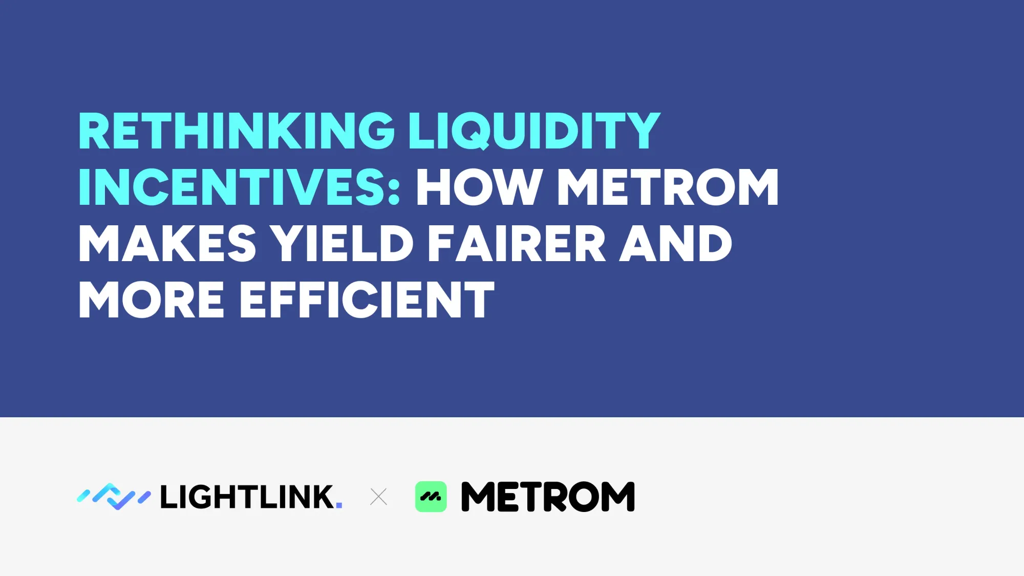 <span style="white-space: pre-wrap;">LightLink’s partnership with Metrom introduces a smarter way to run liquidity campaigns—rewarding based on performance, not just participation</span>